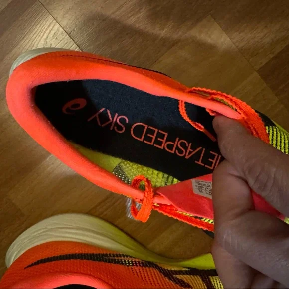Asics Vibrant Orange Athletic Shoes - Picture 10 of 12